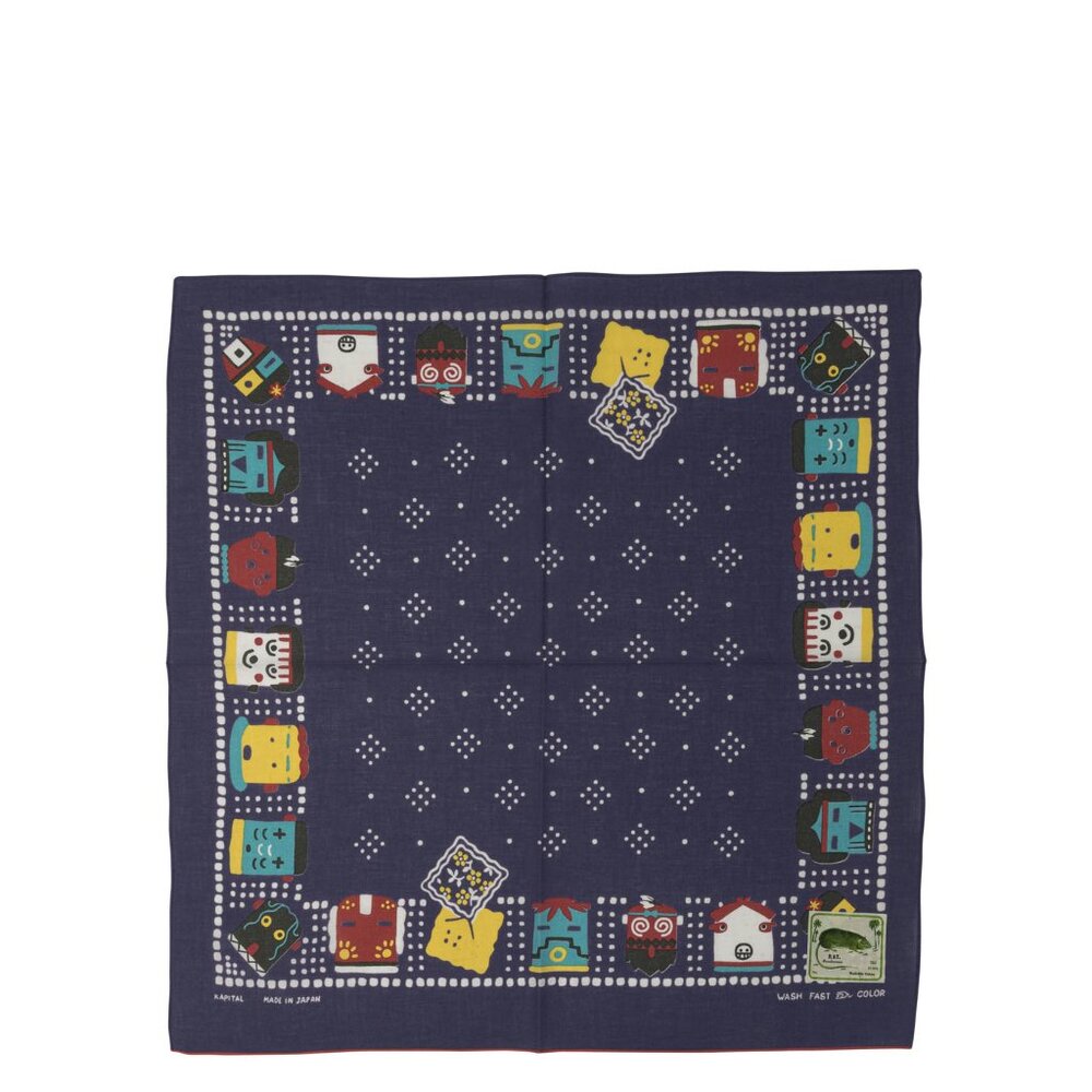 Kapital Kachina & Peckish Rainbowy Scarf DEFAULT UNI Men